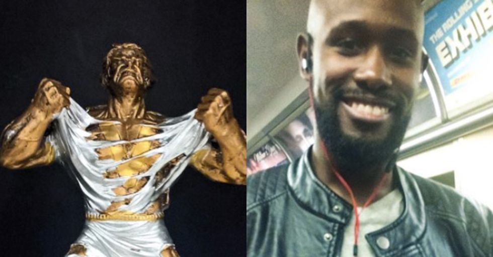 Pregnant Woman Hilariously Awards A Trophy To The First Subway Rider To Offer Up His Seat