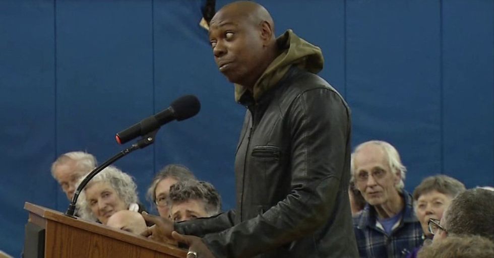 Comedian Dave Chappelle Attends Town Hall To Offer Sincere Thoughts On Police Violence