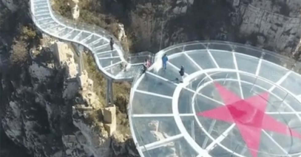 Even The Photos Of China’s Newest Sky-High Glass Bridge Will Get Your Palms Sweating