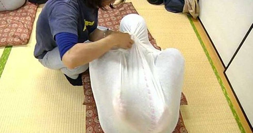 Adult Swaddling Is Becoming Popular In Japan