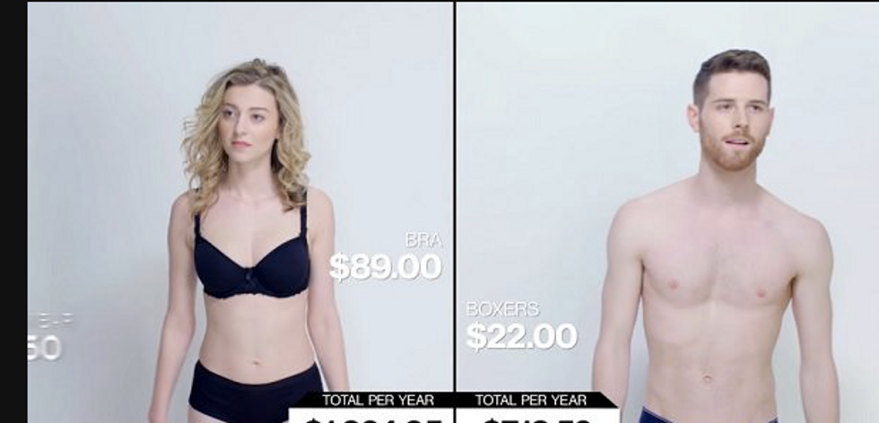 See Exactly How Much More It Costs To Be A Woman Vs. A Man