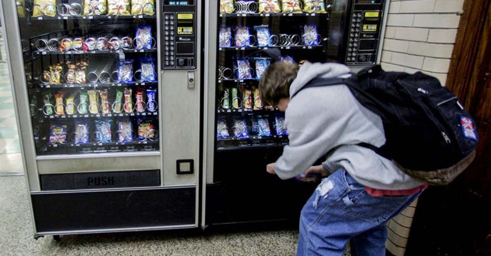 This Clever Vending Machine Will Punish You For Buying Junk Food