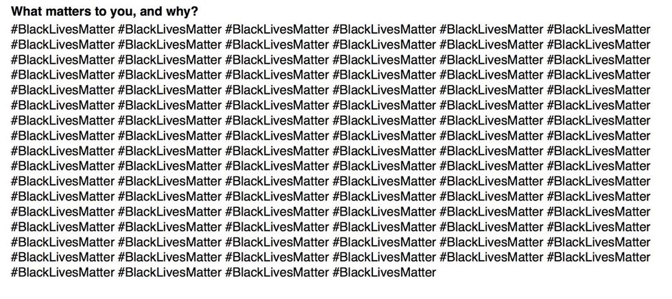 This Student Wrote #BlackLivesMatter 100 Times On His College Application—And Got In