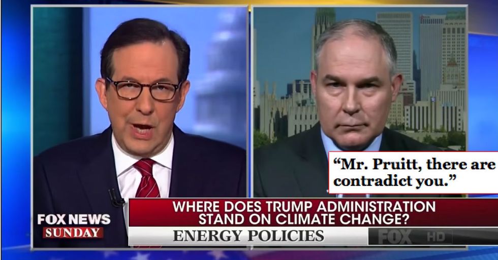 Trump’s Climate Change Denier Caught Completely Off Guard After He’s Called Out In Fox News Interview
