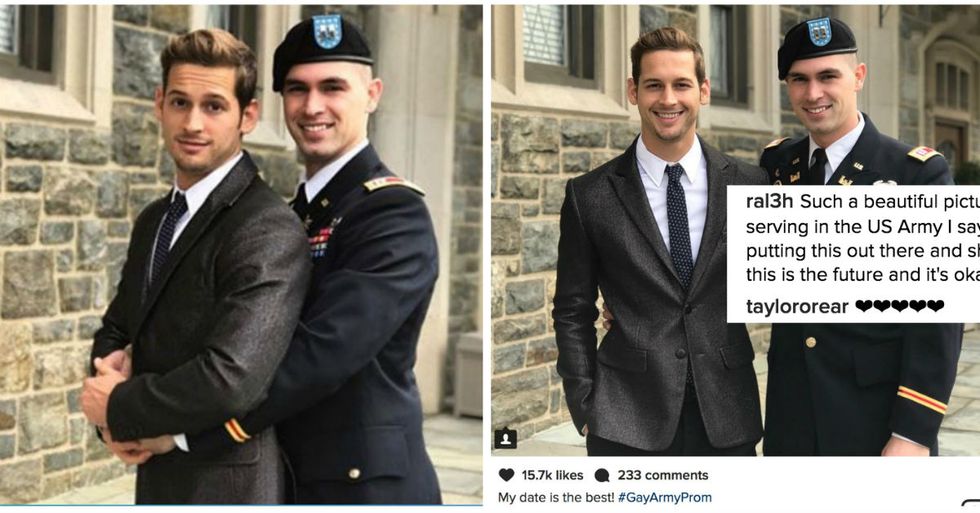 Gay Couple’s Army Prom Photos Light Up Social Media