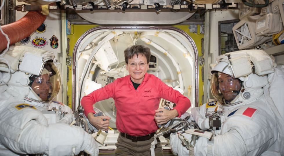 Record-Breaking Female Astronaut Defies Odds Yet Again