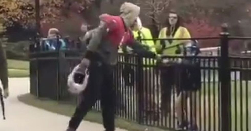 All It Took Was A Fist Bump From Cam Newton To Send This Young Fan Over The Moon