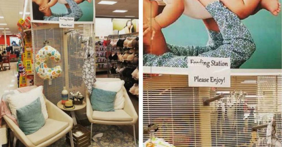 Target's New Breastfeeding Stations Are Looking Like A Gamechanger For Shoppers With Kids