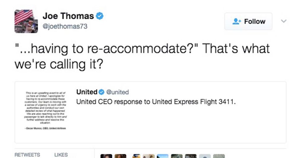 This NFL Player Fired Off Perfect Responses To United's Brutal Treatment Of A Passenger