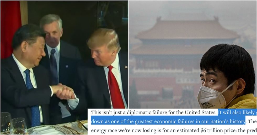 While America Launches Missiles, China Quietly Leads On Climate Change
