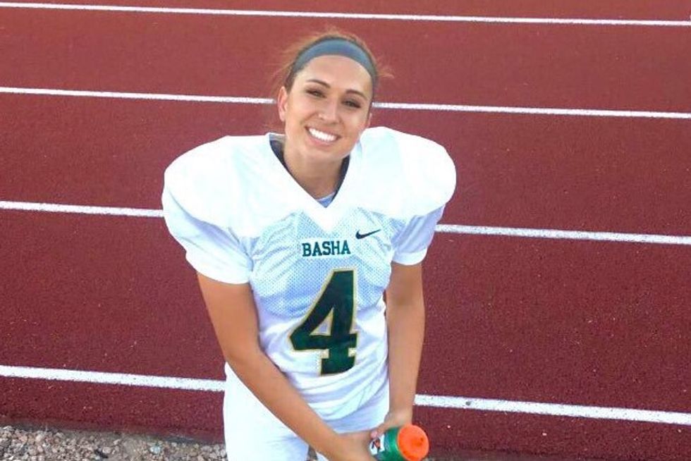 No Woman Had Ever Earned A College Football Scholarship Until Now
