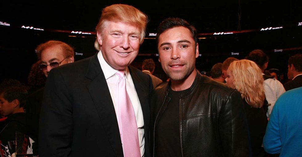 Oscar De La Hoya Fires A Dig At Donald Trump In New Ad