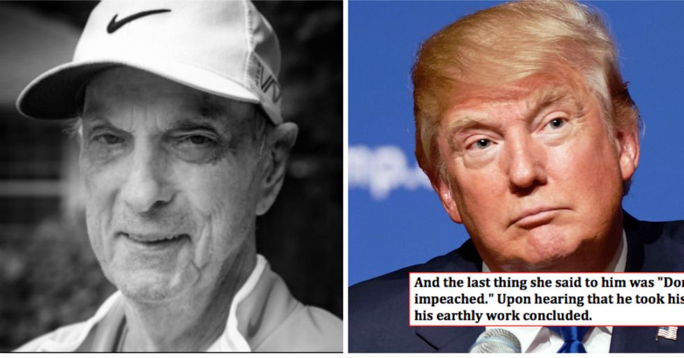 Woman Helps Ex-Husband Die Peacefully Believing Trump Has Been Impeached