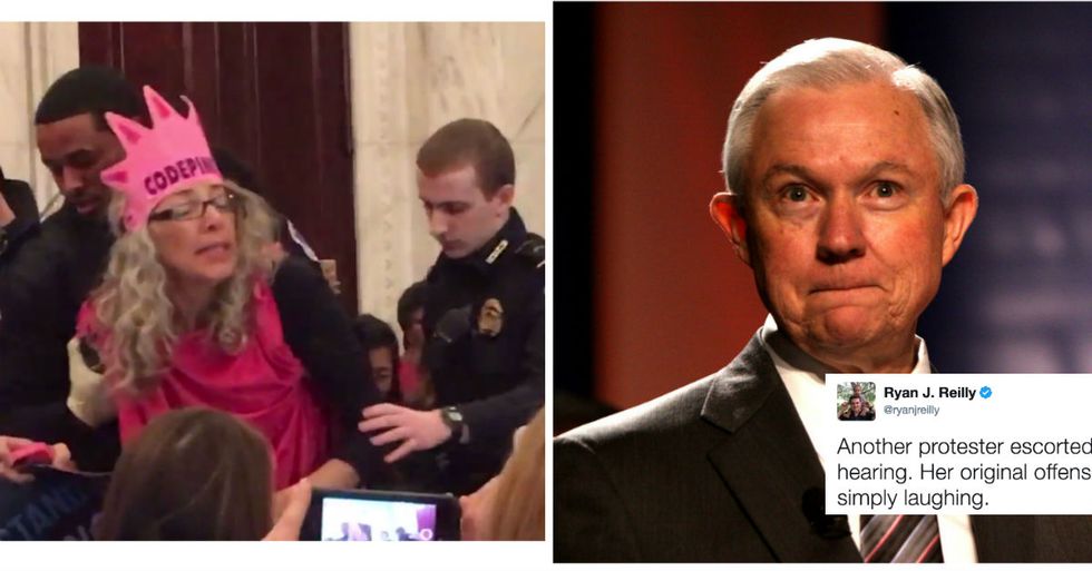 Justice Department Is Prosecuting A Woman For Laughing At Trump’s Attorney General