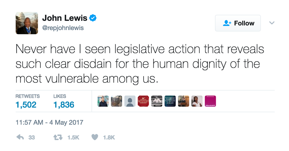Politicians Share Their Feelings On Trump's Health Care Bill On Twitter