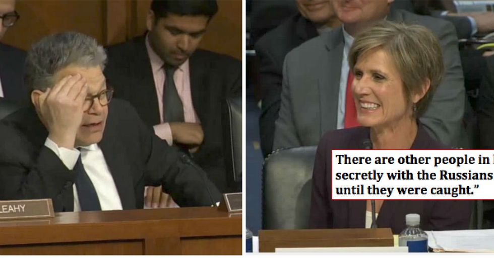 Al Franken Brilliantly Outlines Case Against Trump During Russia Hearing
