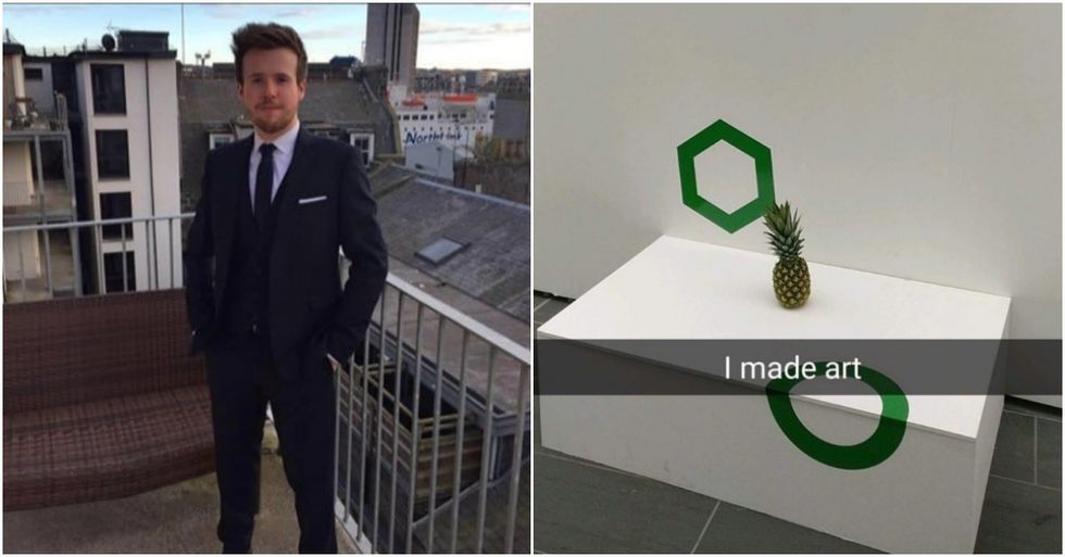 Students Just Tricked People Into Thinking A Pineapple Is Modern Art