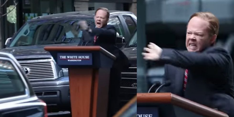 Melissa McCarthy Spotted Speeding Through NYC On Spicey's Podium