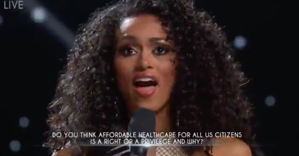 Newly Crowned Miss USA Is Already In Hot Water For Controversial Comments Made During The Pageant