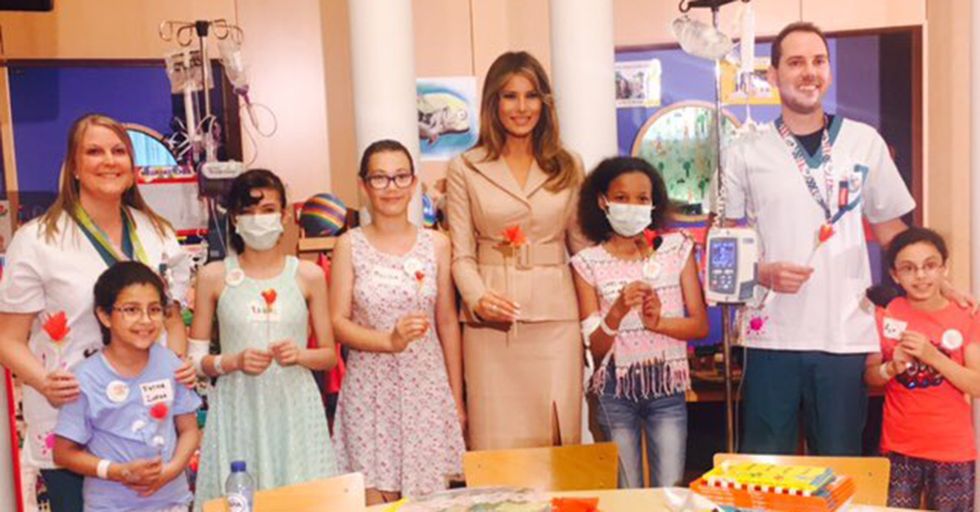 First Lady Angers AHCA Opponents With Tweets From Recent Hospital Visits