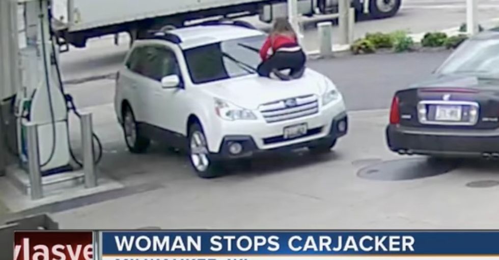 A Determined Woman Goes To Extreme Lengths To Thwart Carjacker’s Efforts