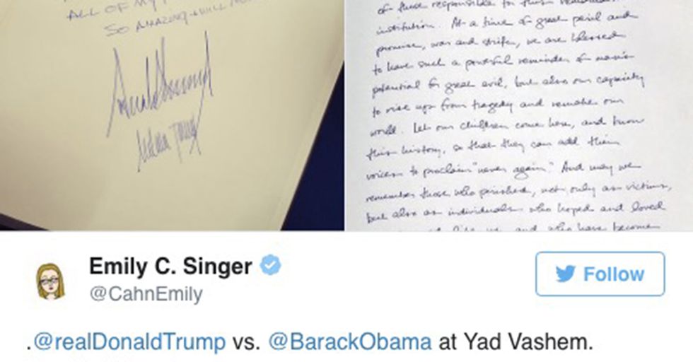 The Message Left In This Memorial’s Guest Book Shows What Happens When Trump Goes Off-Script