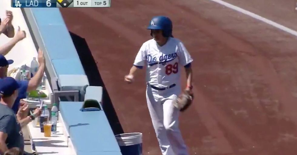 Random Act Of Sport: Ball Girl Saves A Fan From A Foul Ball To The Face