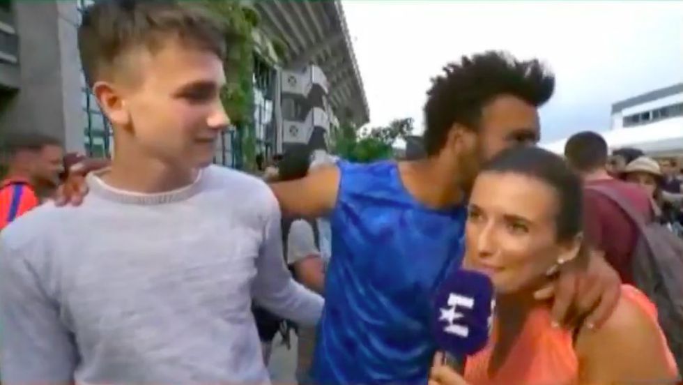 Player Thrown Out Of French Open For Groping Female Reporter On Live TV
