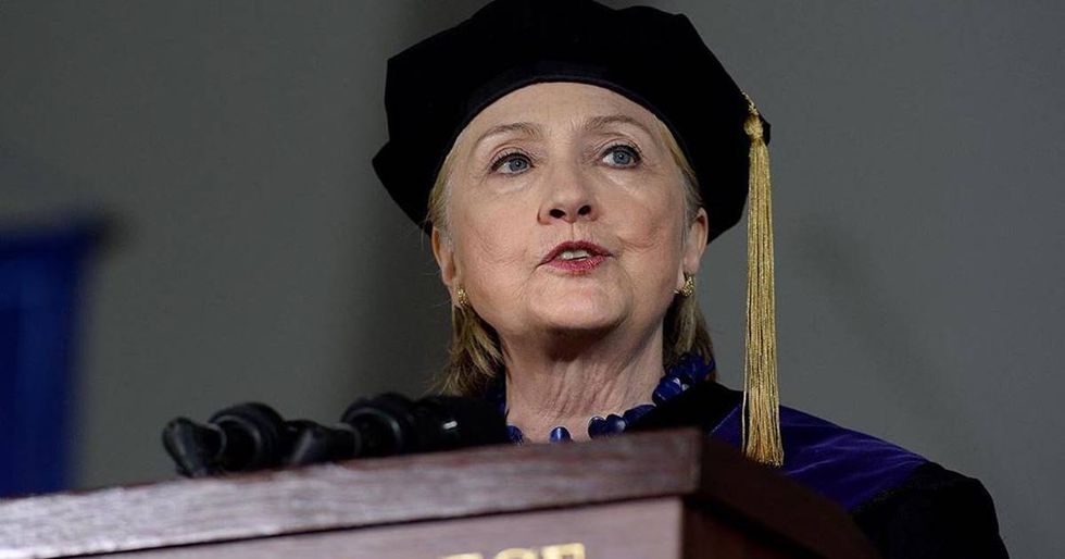 Hillary Jokes About Trump Being Impeached During Commencement Speech