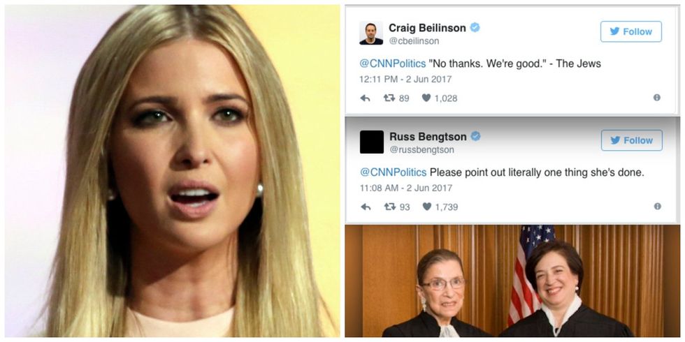 CNN Called Ivanka Trump ‘America's Most Powerful Jewish Woman,’ And Here's How Twitter Responded