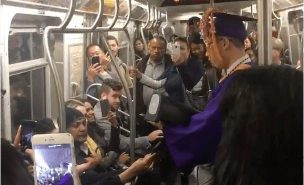 Strangers On A Delayed Train Hold A Heartwarming ‘Graduation’ Ceremony