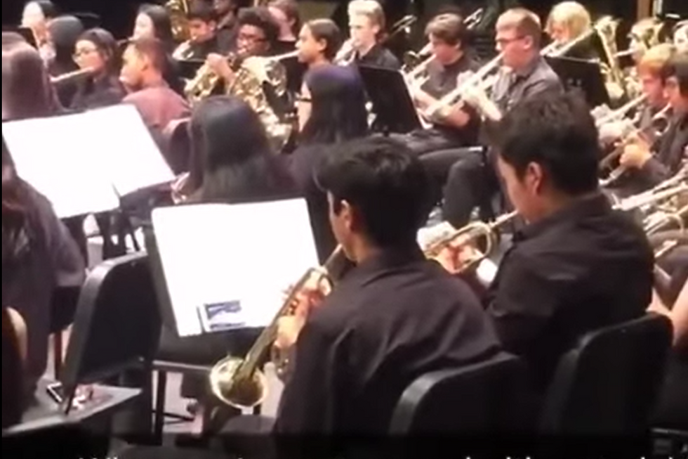 Watch This Band Kid Go To Great Lengths Not To Miss The NBA Finals