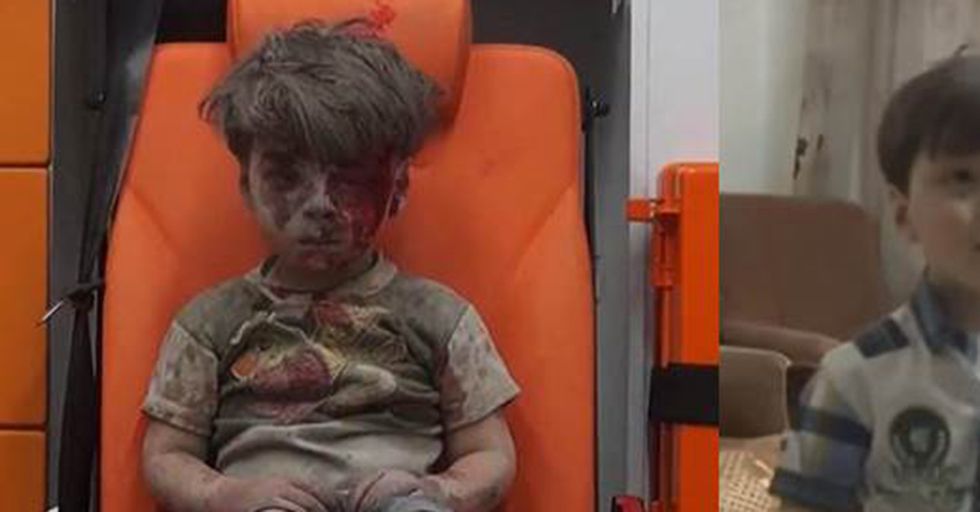 Here's What The Iconic Syrian Boy Looks Like A Year After The Bombing