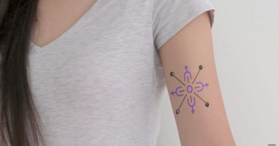 A Color-Changing Tattoo Will Let You Know Your Blood Sugar Levels At A Glance
