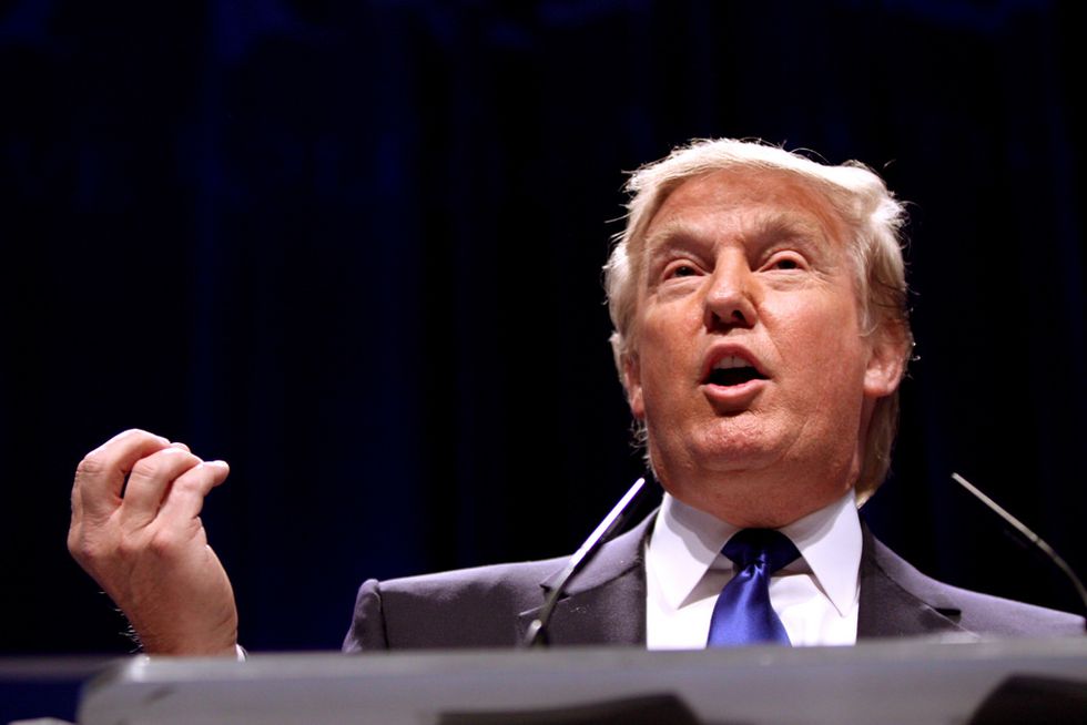 Protesters Got Trump An Unusual Birthday Present