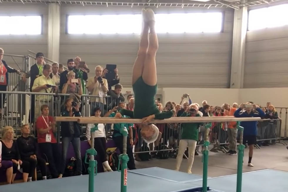 Watch This 91-Year-Old Grandma’s Amazing Gymnastics Routine