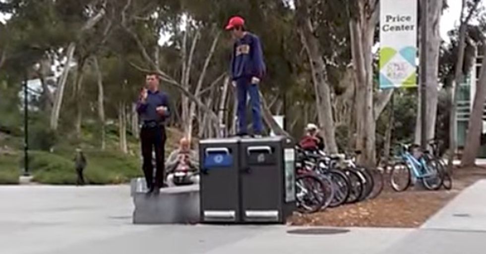 A Homophobic Preacher On Campus Was Quickly Shut Down By A Quick-Witted Student