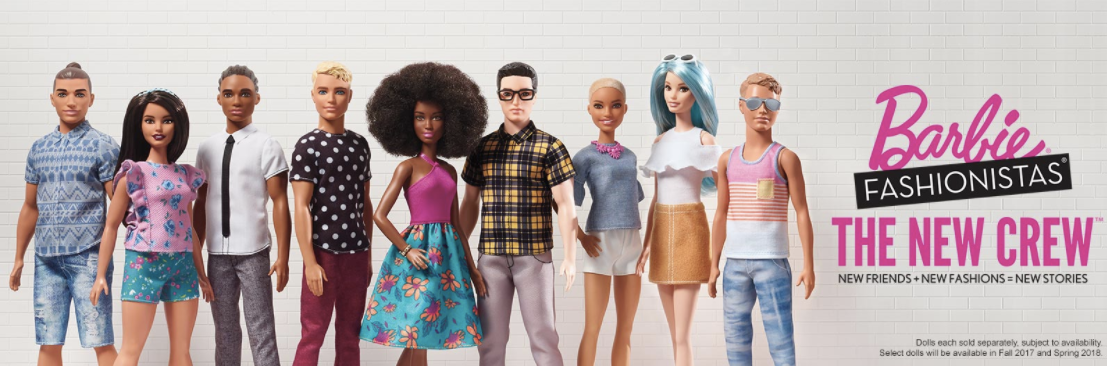 new barbie fashionistas 2018