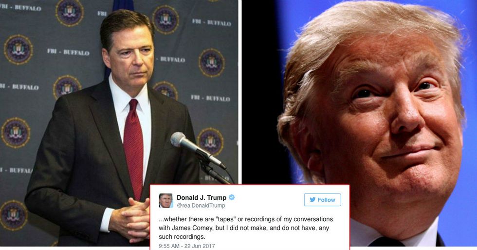 Trump Admits He Doesn’t Have Alleged Comey Tapes