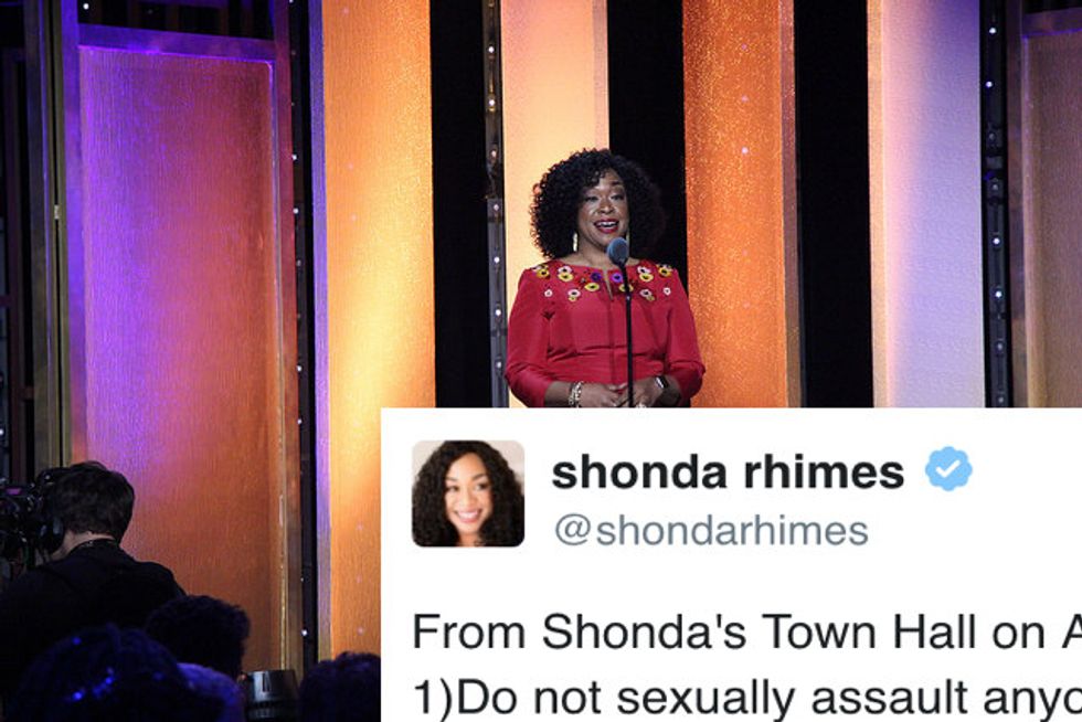 Shonda Rhimes Just Shut Down Bill Cosby’s Sexual Assault Town Hall
