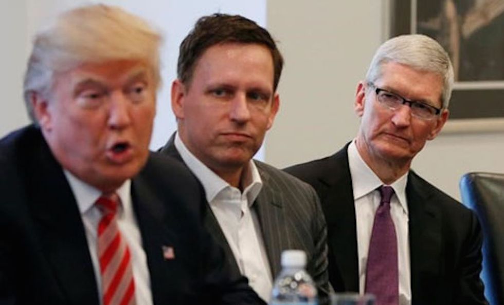 Watch These Sad Tech Leaders Suffer In A Meeting With Trump