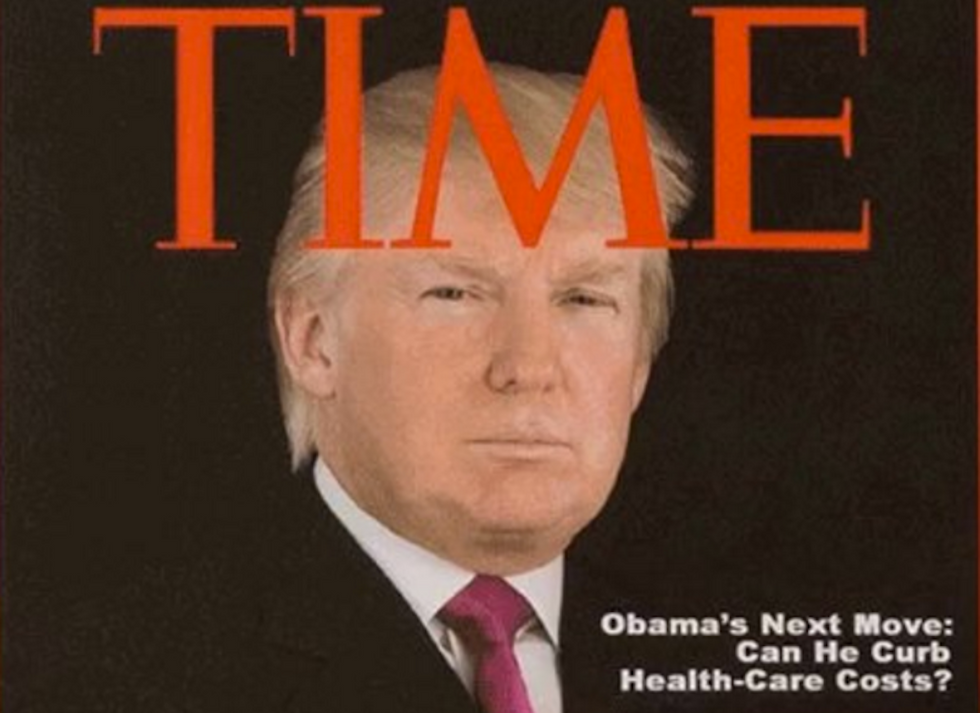The Ironic Timing Of Trump’s Fake Time Cover
