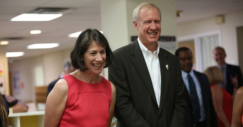 The Illinois Budget Crisis Has Publicly Pitted The Governor Against His Wife