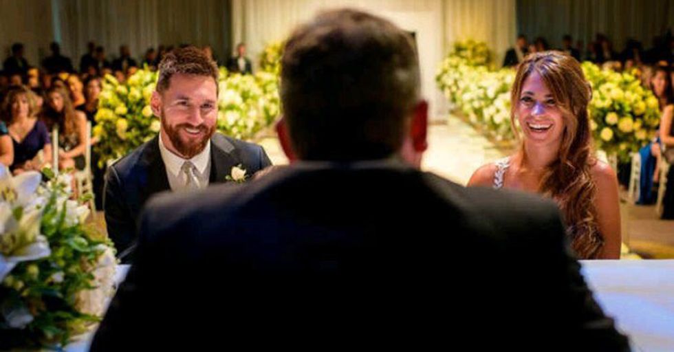 Soccer Star Lionel Messi Used His Lavish Wedding To Help The Less Fortunate