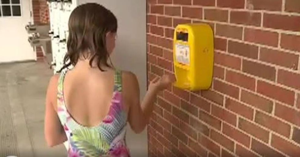 Teen Raises Money To Install Free Sunscreen Dispensers At Local Pools