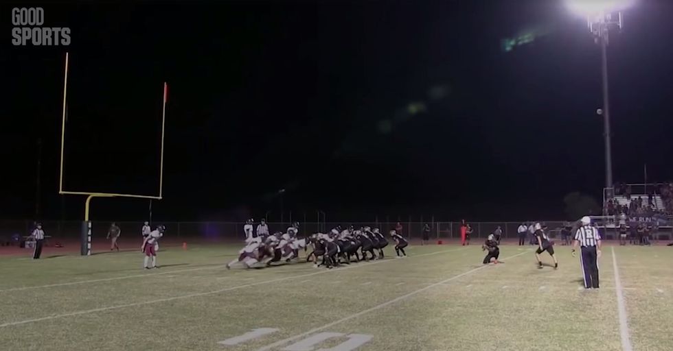 Watch: No Woman Had Ever Earned A College Football Scholarship Until Now