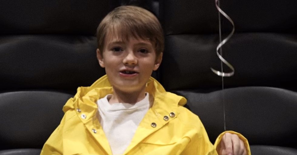 This Child Actor From 'It' Filmed A Creepy And Effective PSA To Keep People Off Phones At Movies