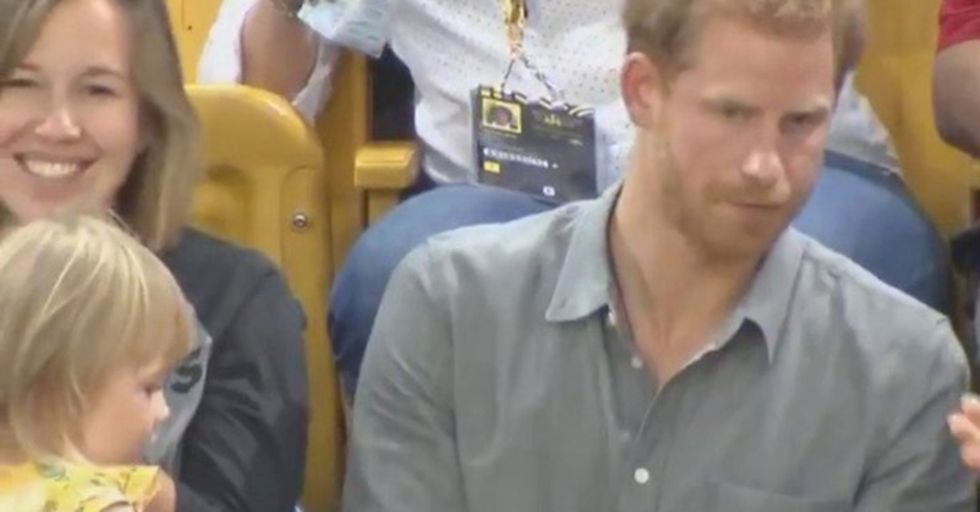 Prince Harry Had An Amazing Reaction To A Little Girl Stealing His Popcorn