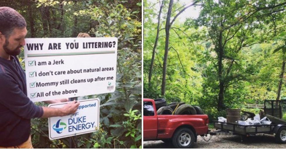 An Environmental Group Found A Brilliant Way To Call Out People Who Litter