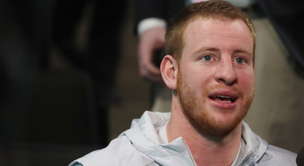 Injured Eagles QB Carson Wentz Sent A Selfless Message To His Replacement Before The Super Bowl